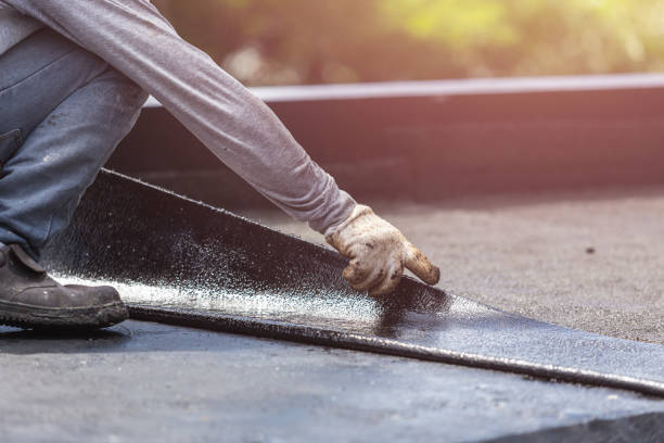 Professional Basement Waterproofing technician working in Somerdale, NJ